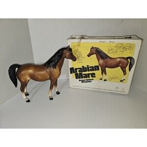 Vintage Breyer Family Arabian Mare Sheba #14 Model Horse Matte With Original Box
